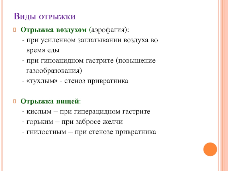 Отрыжка без воздуха. Виды отрыжки. Отрыжка: виды, причины. Отрыжка механизм возникновения. Отрыжка классификация.