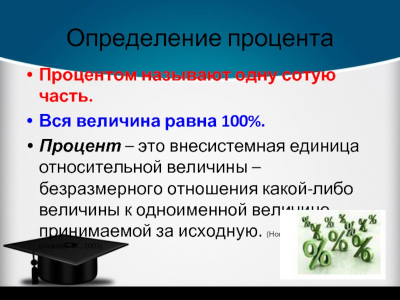 Определенном проценте. Определение процента. Выявление процента. Процент это в математике определение. Процентом называют часть величины.