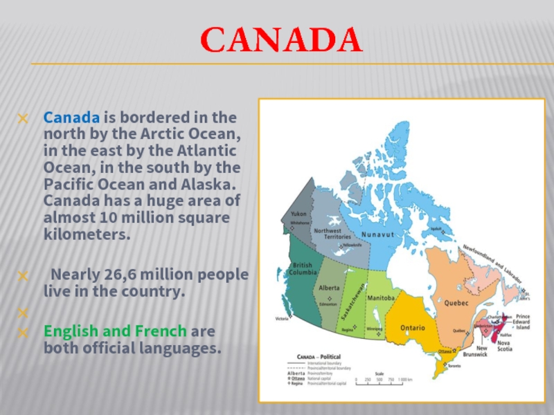 Презентация canada на английском языке