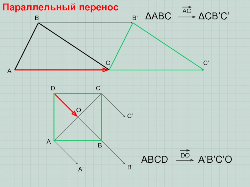 Параллельный перенос равностороннего треугольника. Параллельный перенос 9 класс. Параллельный перенос геометрия чертеж. Движение фигуры параллельный перенос геометрия. Параллельный перенос геометрия 9.