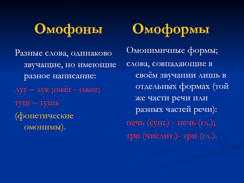 Слова одинаково звучащие но разные. Омонимичные формы. Омофоны омоформы. Омонимичные формы существительных. Омофоны омографы омоформы таблица.