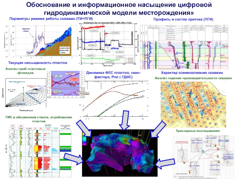 Схема нефтяного месторождения