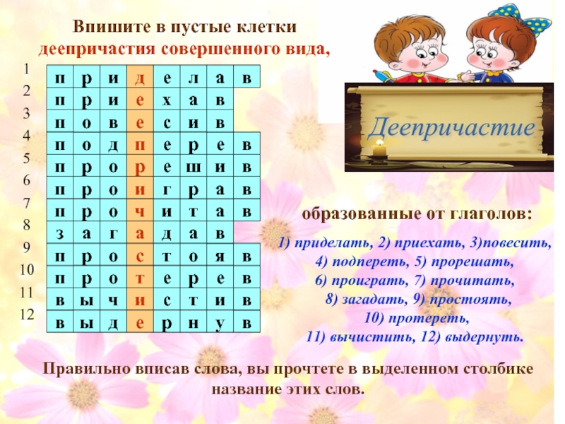 Игры по русскому языку 7 класс презентация