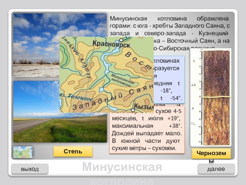 Минусинская котловина презентация