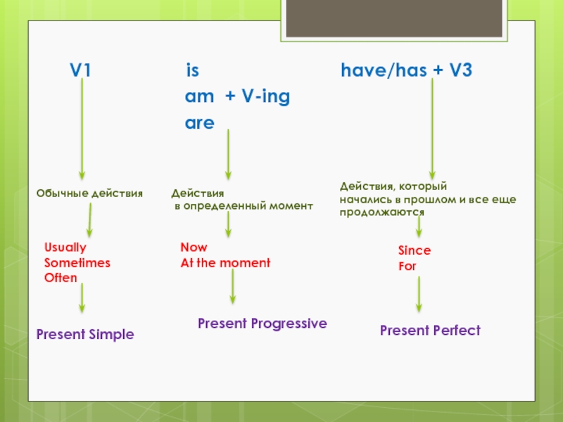 Focus present perfect