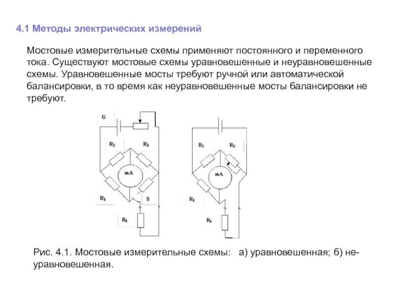 Уравновешенная мостовая схема