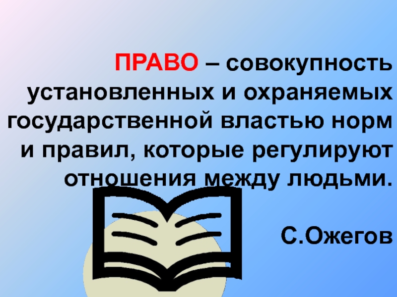 Право это совокупность норм. Право это совокупность. Право это совокупность установленных. Право это совокупность установленных и охраняемых государственной. Ожегов о праве.