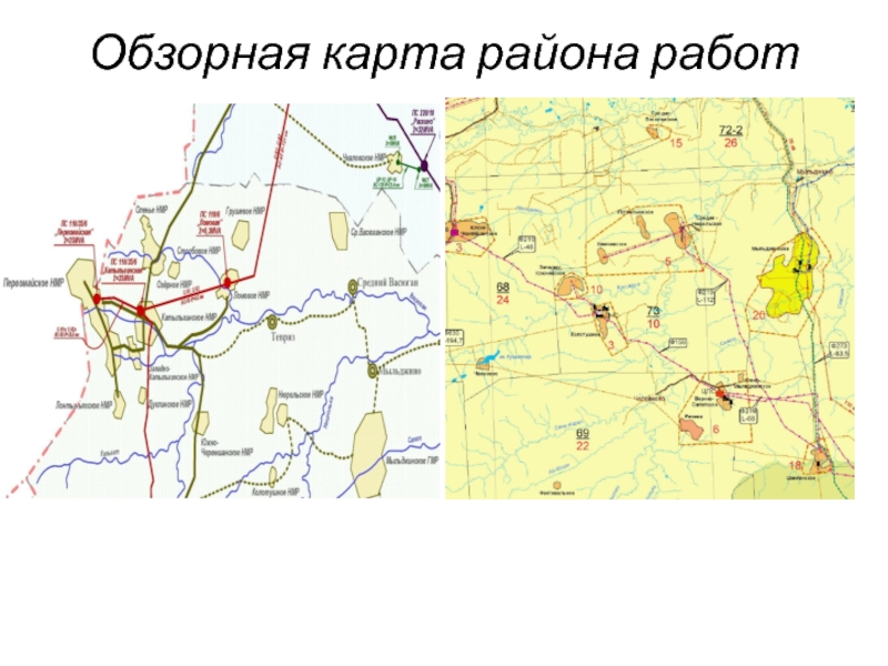 Обзорная схема района работ