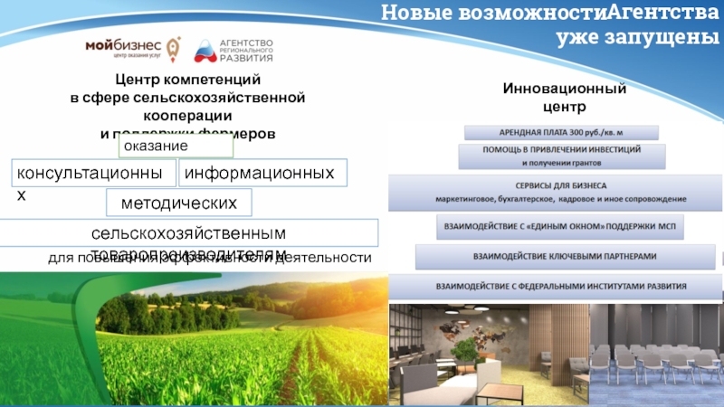 Паспорт федерального проекта создание системы поддержки фермеров и развитие сельской кооперации