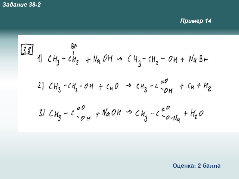 Оценка 14. Примеры на 14. Задание 38. Примеры 14 + 14.