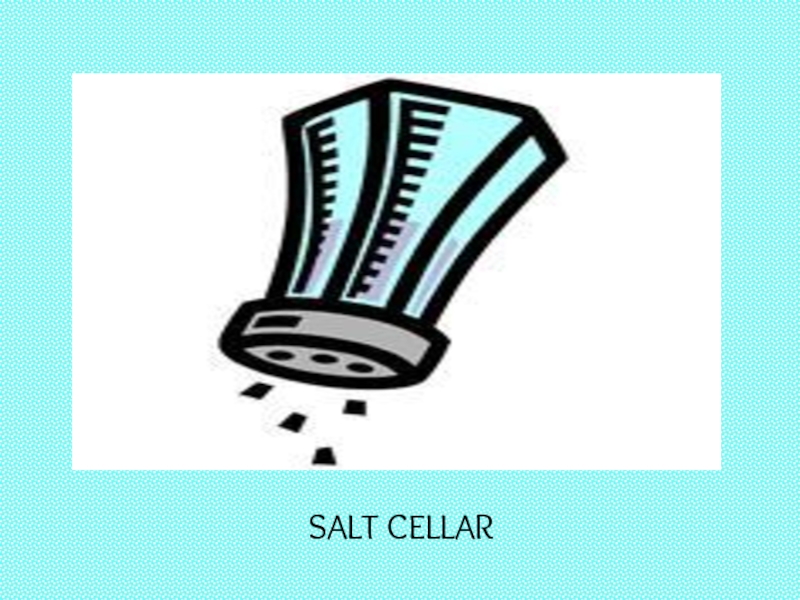 THIS IS MY HOUSE 5 SALT CELLAR SALT CELLAR