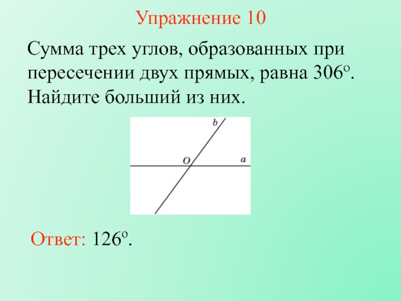 Найдите острый угол образованный