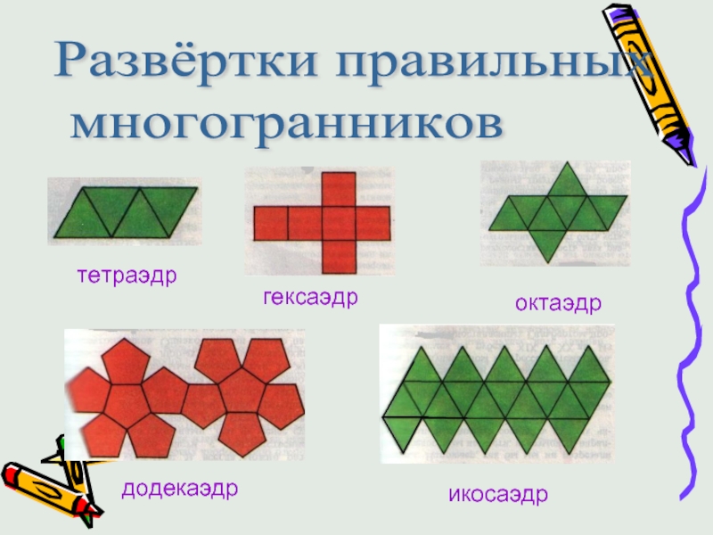 Многогранники и их развертки презентация