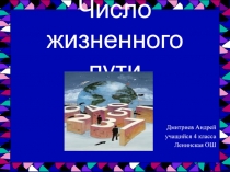 Число жизненного пути. Математика. Проект 