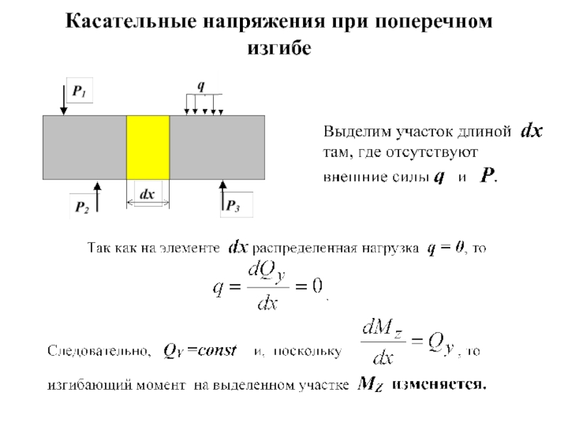 Максимальные касательные напряжения