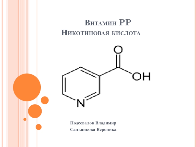 Никотиновая кислота по схеме