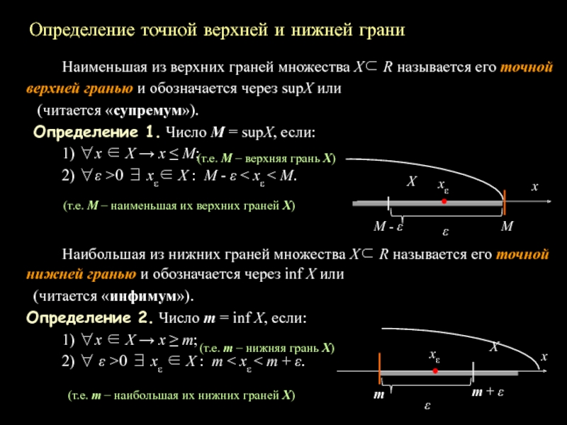 Верхняя грань множества