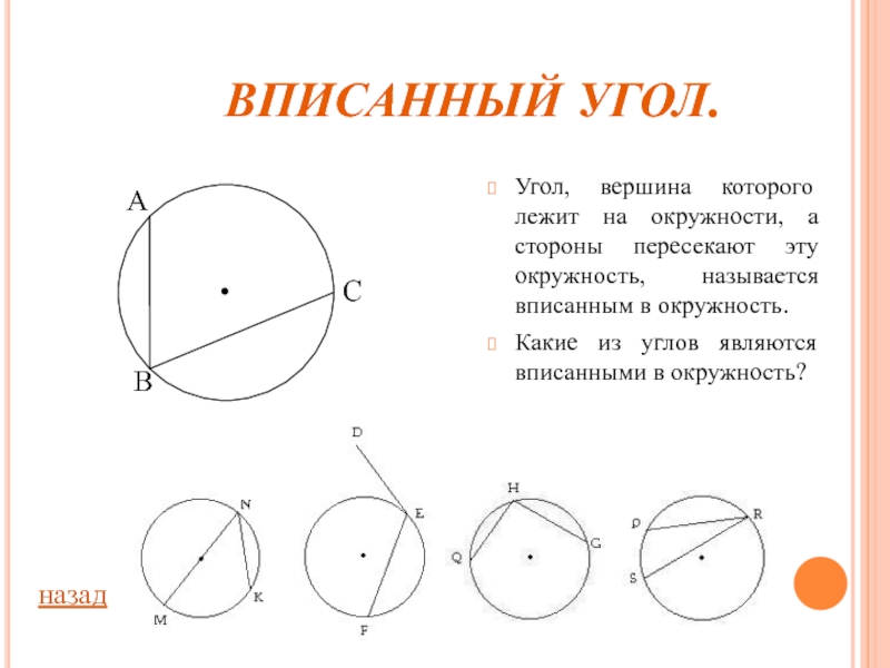 Окружность определение рисунок