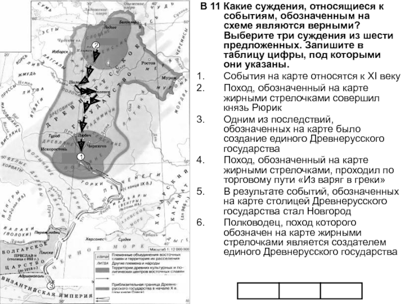 Карта походов святослава игоревича егэ