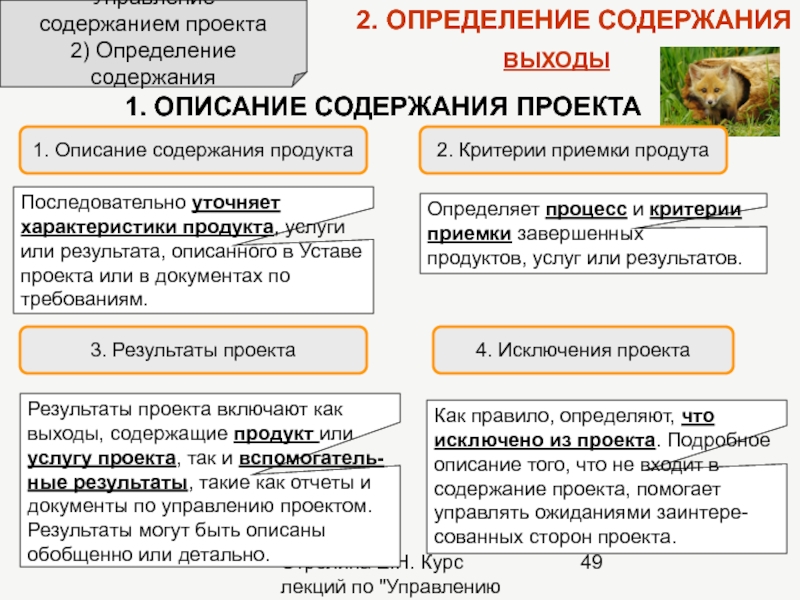 Критерии приемки проекта