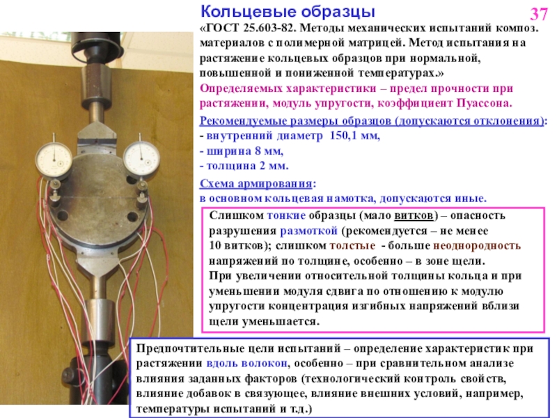 Какие образцы применяются для испытания материалов на растяжение