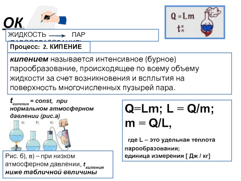 Жидкость в пар процесс. Физика 8 класс Удельная теплота парообразования и конденсации. Удельная теплота парообразования и конденсации 8 класс. Формулы по физике Удельная теплота парообразования. Процесс парообразования формула.