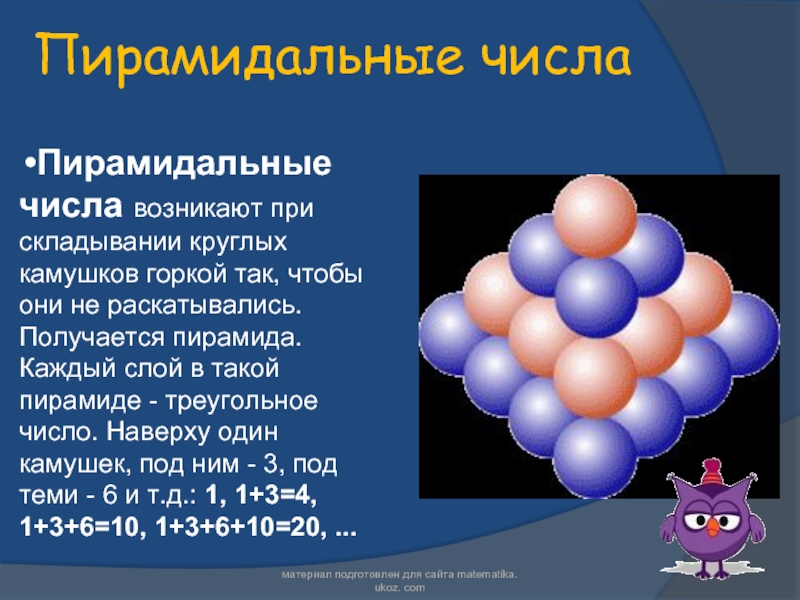 Фигурные числа презентация