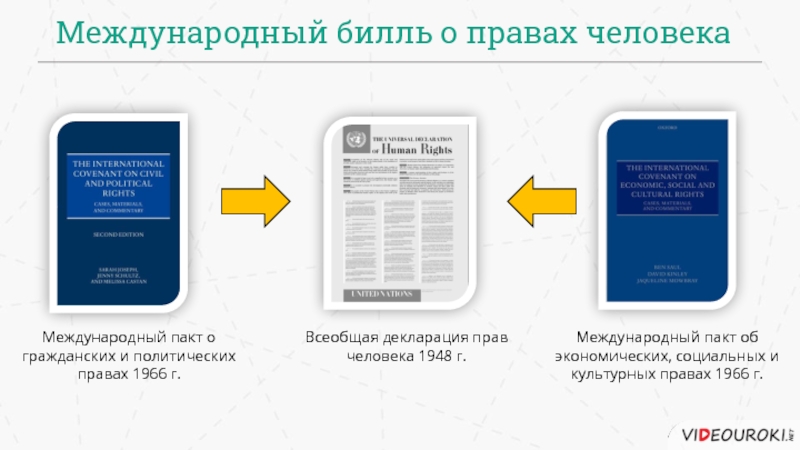 Международный билль о правах человека схема