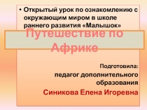 Презентация к уроку по ознакомлению с окружающим миром 