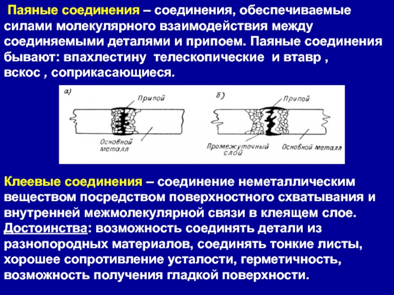 Соединение областей. Паяные и клеевые соединения. Паяное соединение. Структура паяного соединения. Элементы паяного соединения.