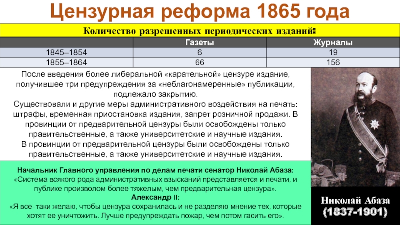 Реформы 1860 1870 годов таблица 9