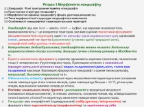 Розділ 3 Морфологія ландшафту
3.1 Ландшафт. Різні трактування терміну