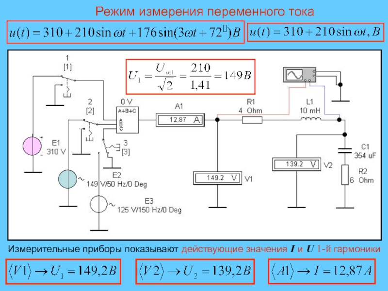 Режимы измерений