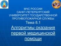 МЧС РОССИИ САНКТ-ПЕТЕРБУРГСКИЙ УНИВЕРСИТЕТ ГОСУДАРСТВЕННОЙ ПРОТИВОПОЖАРНОЙ