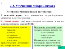 2.2. Улучшение микроклимата