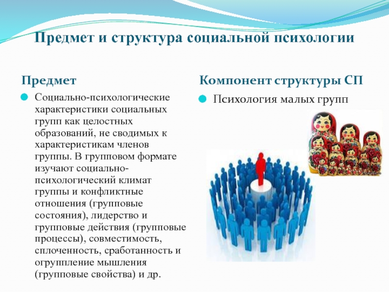 Социальные вещи. Структура предмета социальной психологии. 1. Предмет и структура социальной психологии.. 1. Объект, предмет, структура социальной психологии,. Социально-психологическая общность.