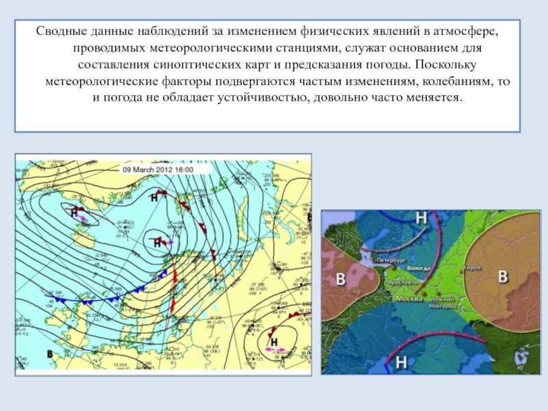 Для составления прогноза погоды необходимо изучить. Климатические и синоптические карты. Метеорологические данные. Карта метеорологических наблюдений. Синоптическая информация это.