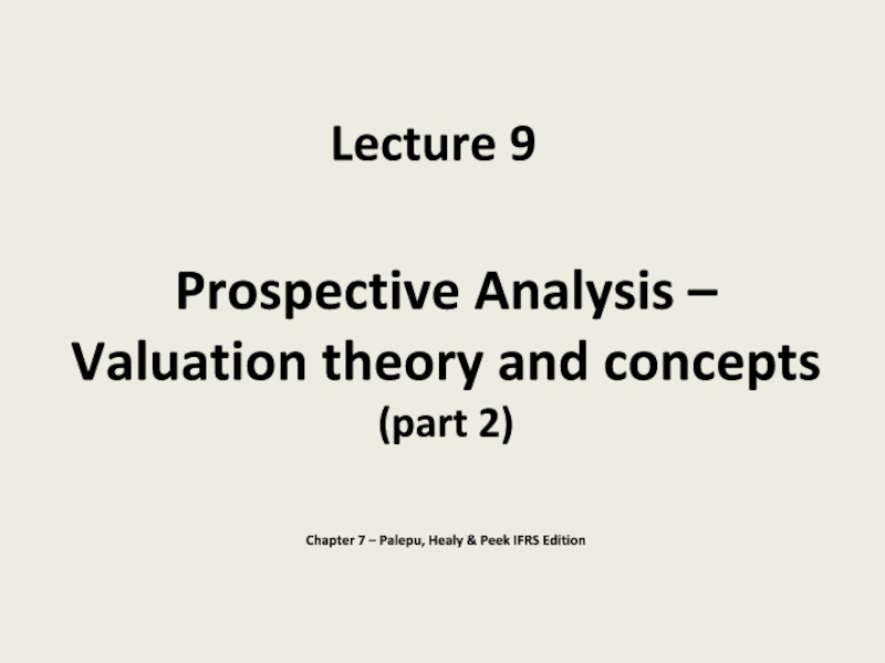 Lecture 9