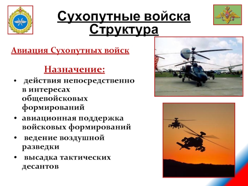 Назначение войск. Авиация сухопутных войск. Авиация сухопутных войск России. Сухопутные войска Назначение структура рода войск. Специальные войска сухопутных войск.