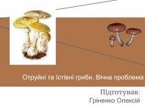 Отруйні та їстівні гриби