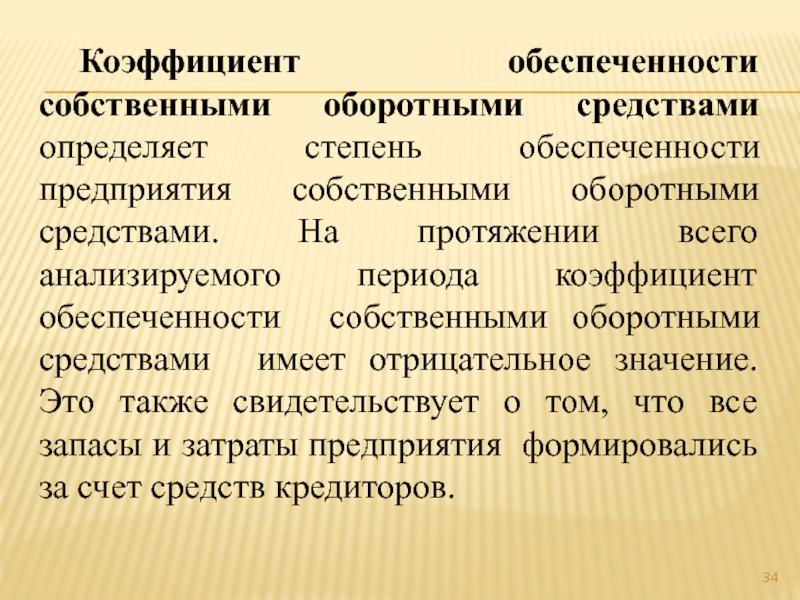 Коэффициент обеспечения потребности источниками покрытия по плану