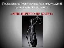 П рофилактика правонарушений и преступлений среди несовершеннолетних