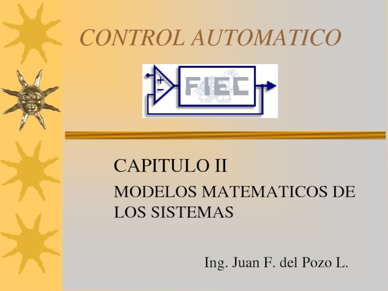 Презентация CONTROL AUTOMATICO