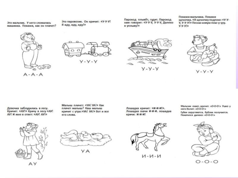 Картинки для запуска речи у неговорящих детей от нуля до фразовой речи