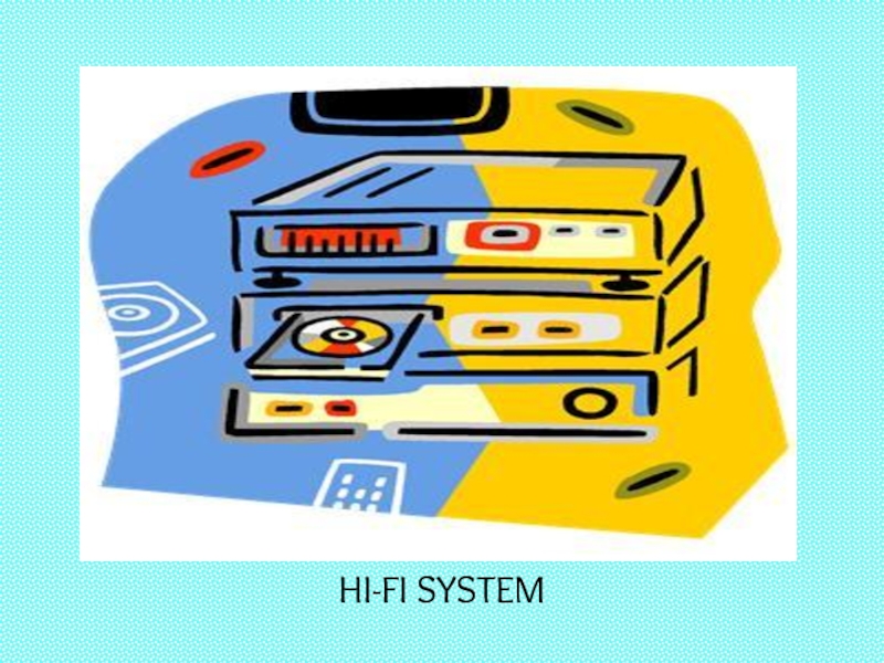 THIS IS MY HOUSE 5 HI-FI SYSTEM HI-FI SYSTEM