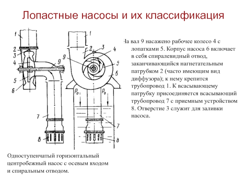 Лопастные насосы чертежи