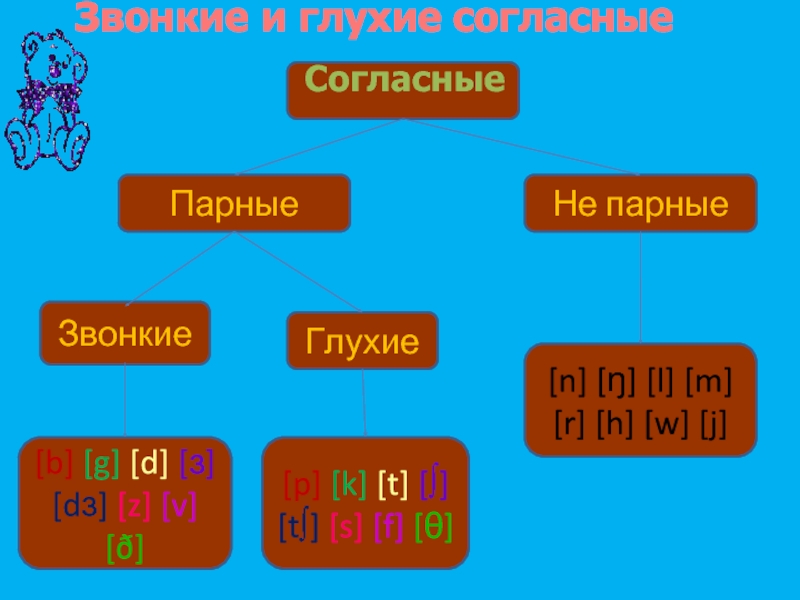 Парные глухие