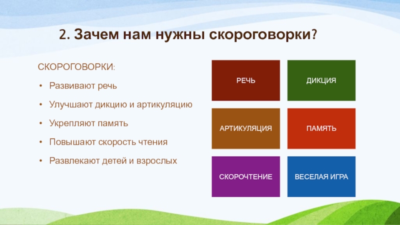 Проект на тему скороговорки для 1 класса