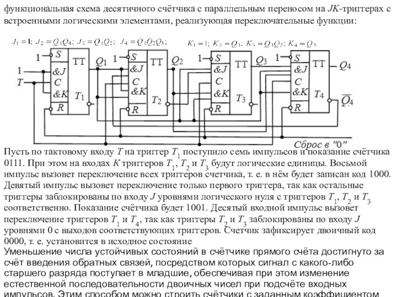 Реферат: Сумматор с параллельным переносом и автомат Мили