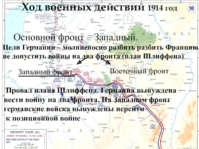 Кампания 1914 г крушение германского плана молниеносной войны